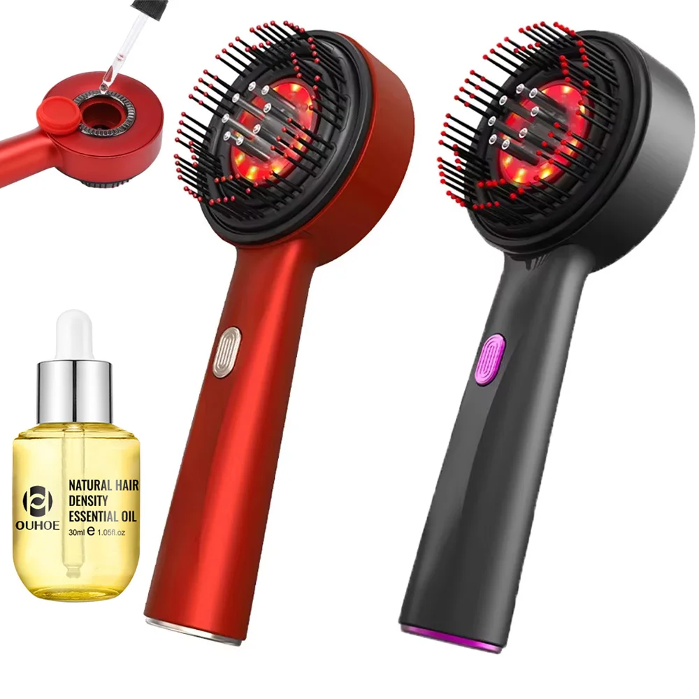 Hair Growth Serum Oil - Saç Derisi Masaj Tarak 630nm Kızılötesi