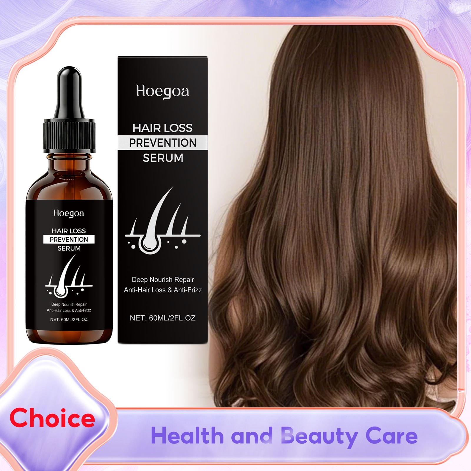 Hair Growth Serum Oil - Saç Uzaması İçin Biberiye Saç Yağı,