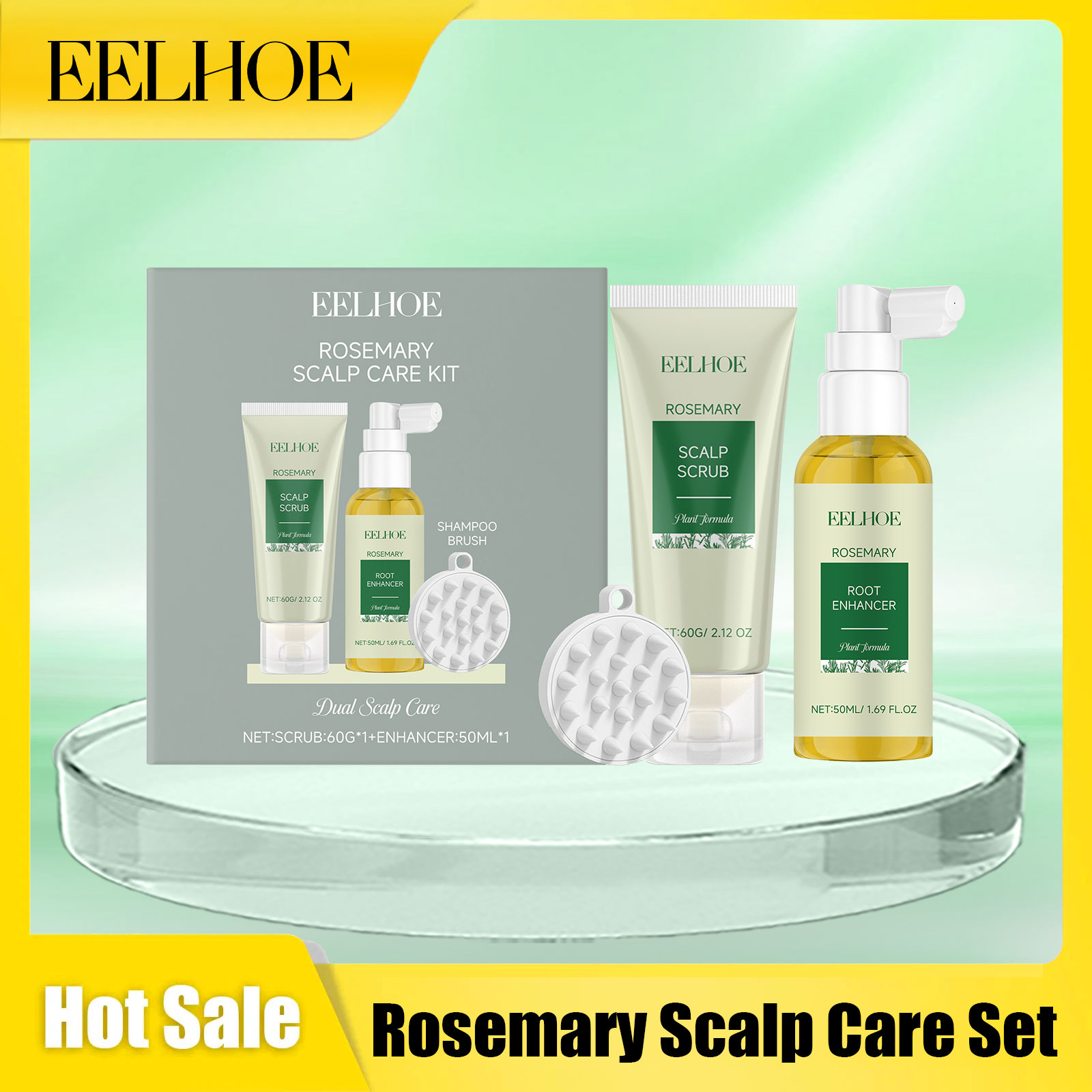Hair Care Essential - Eelhoe Biberiye Saç Derisi Bakım Seti