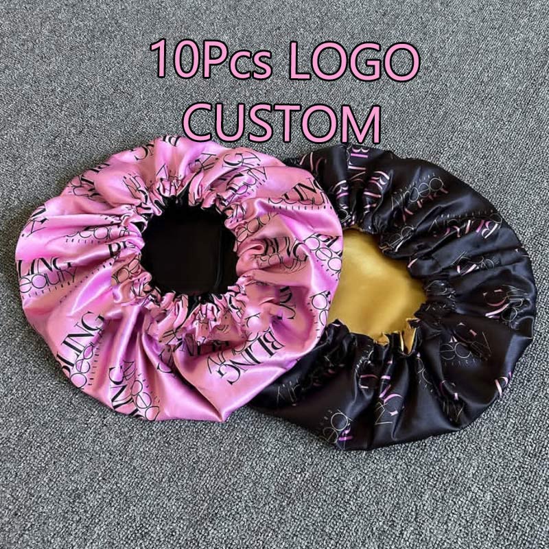 Satin Hair Bonnet - Özel İpek Boneler Kişiselleştirilmiş Saten Uyku
