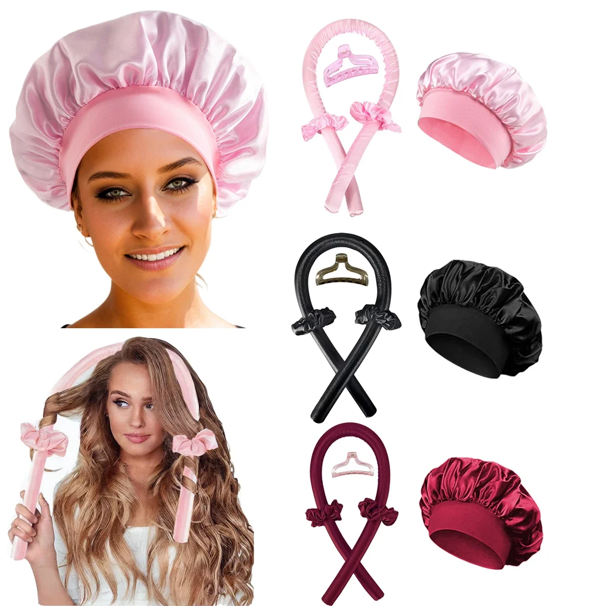 Isısız saç kıvırma çubuğu Kafa - Satin Hair Bonnet incelemesi ve fiyatı