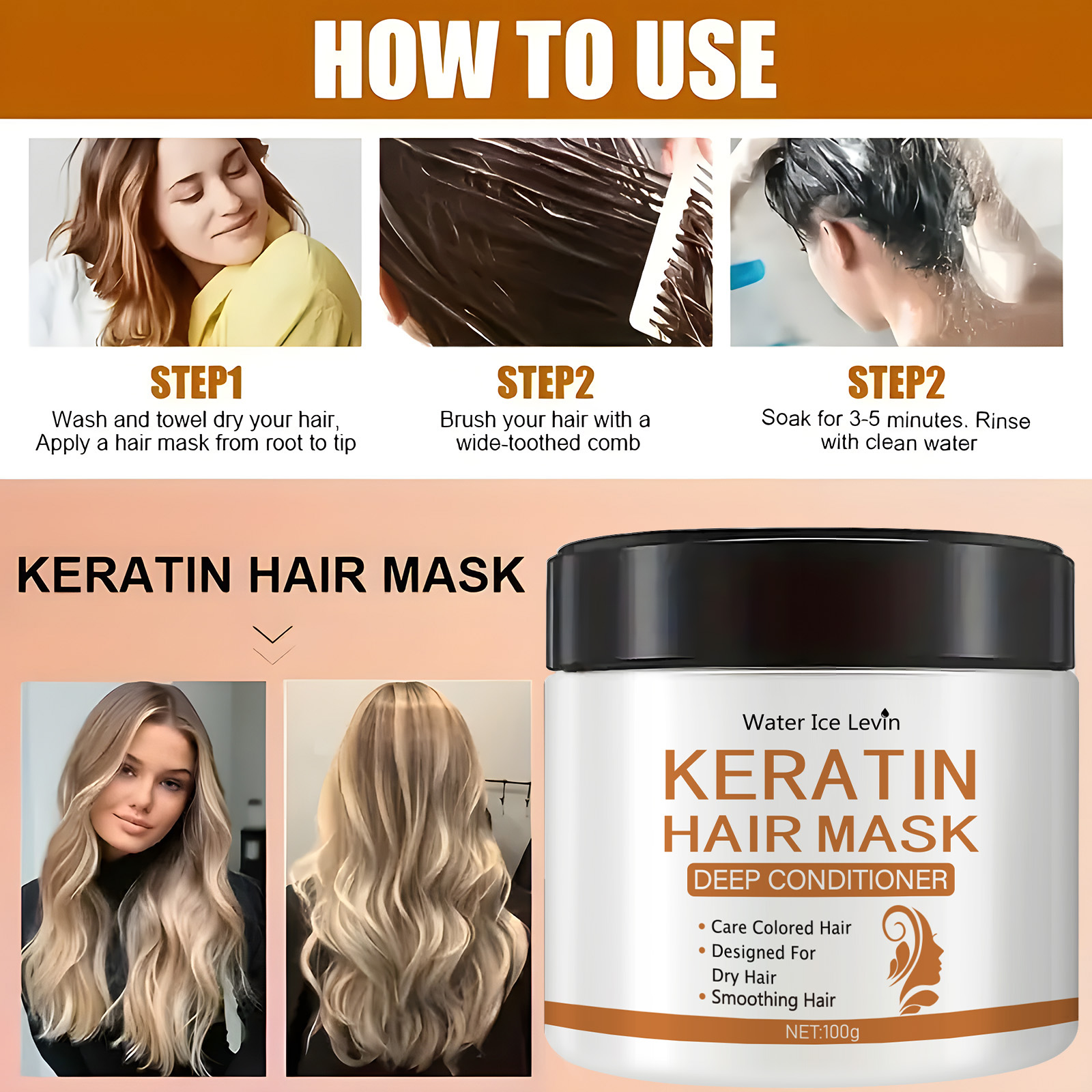Keratin Saç Maskesi - Kuru, Ha - Deep Conditioner Mask incelemesi ve fiyatı