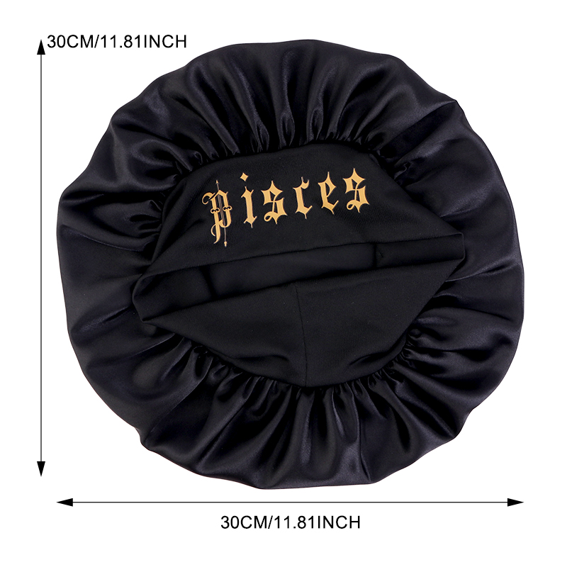 Yeni 12 Zodyak Düz Renk Uyku K - Satin Hair Bonnet incelemesi ve fiyatı