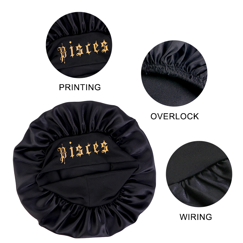 Yeni 12 Zodyak Düz Renk Uyku K - Satin Hair Bonnet incelemesi ve fiyatı