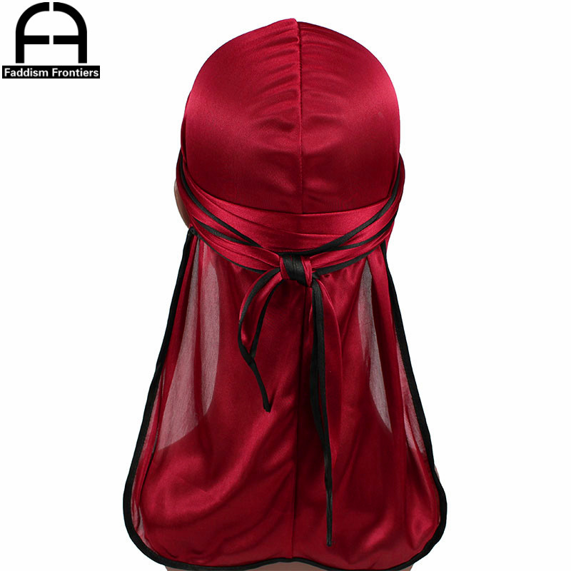 Yeni moda erkek saten Durags B - Satin Hair Bonnet incelemesi ve fiyatı