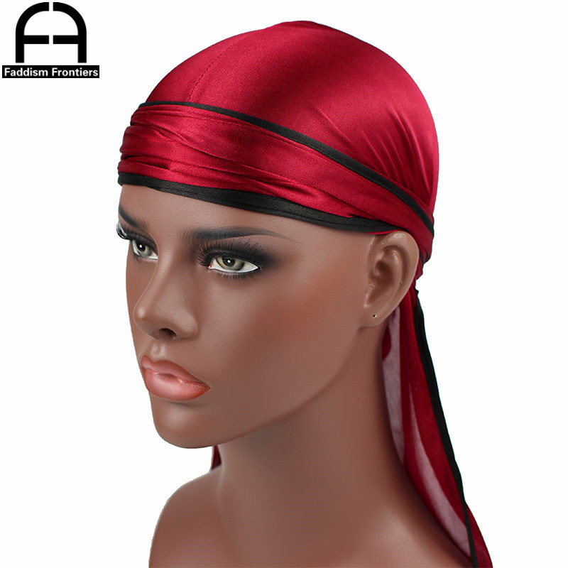 Yeni moda erkek saten Durags B - Satin Hair Bonnet incelemesi ve fiyatı