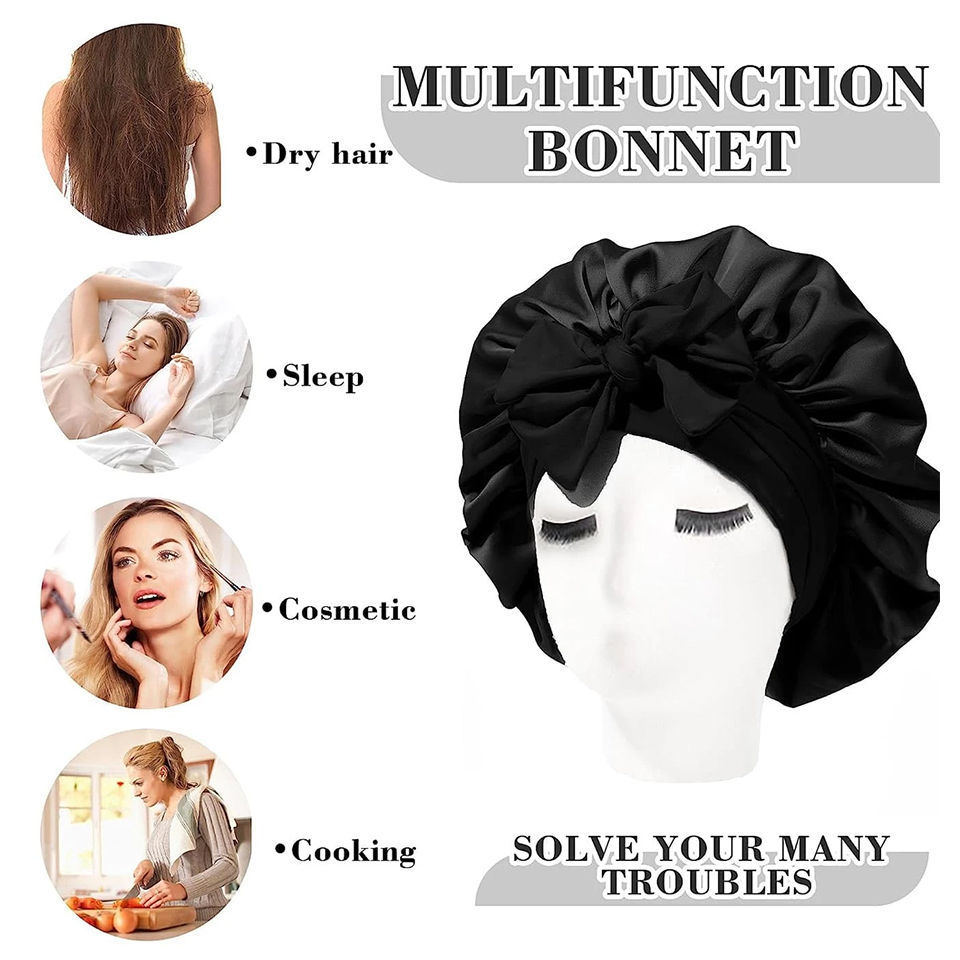 Saten Katı Uyku Şapkası Uzun K - Satin Hair Bonnet incelemesi ve fiyatı