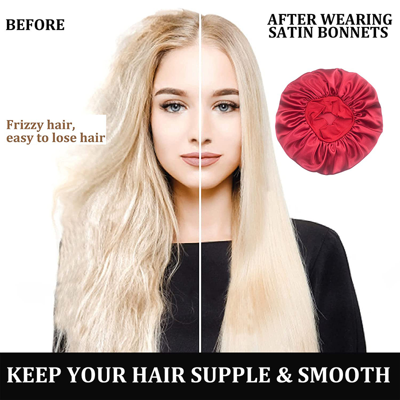 2 adet/grup kadın saten katı b - Satin Hair Bonnet incelemesi ve fiyatı