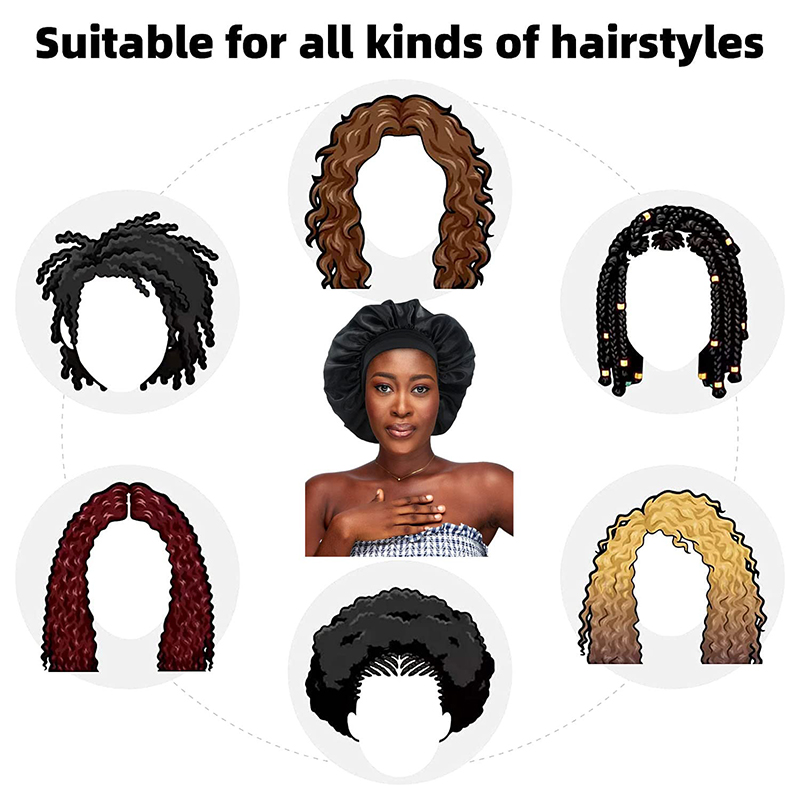2 adet/grup kadın saten katı b - Satin Hair Bonnet incelemesi ve fiyatı